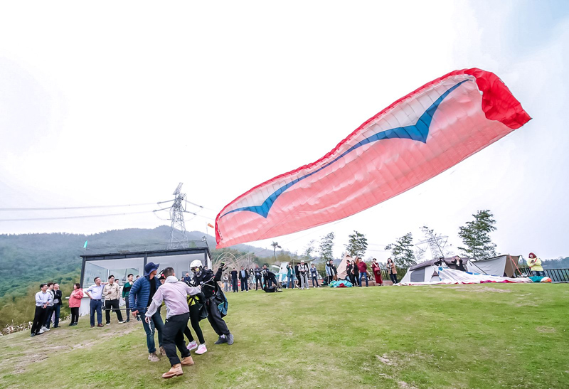 空中滑翔項目。報福鎮供圖